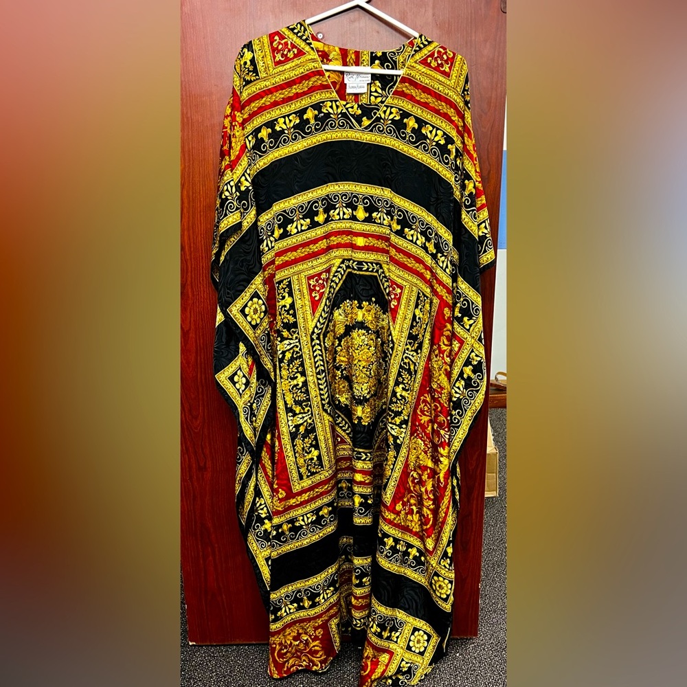 Ruth Norman Gilded Panel Tunic Caftan